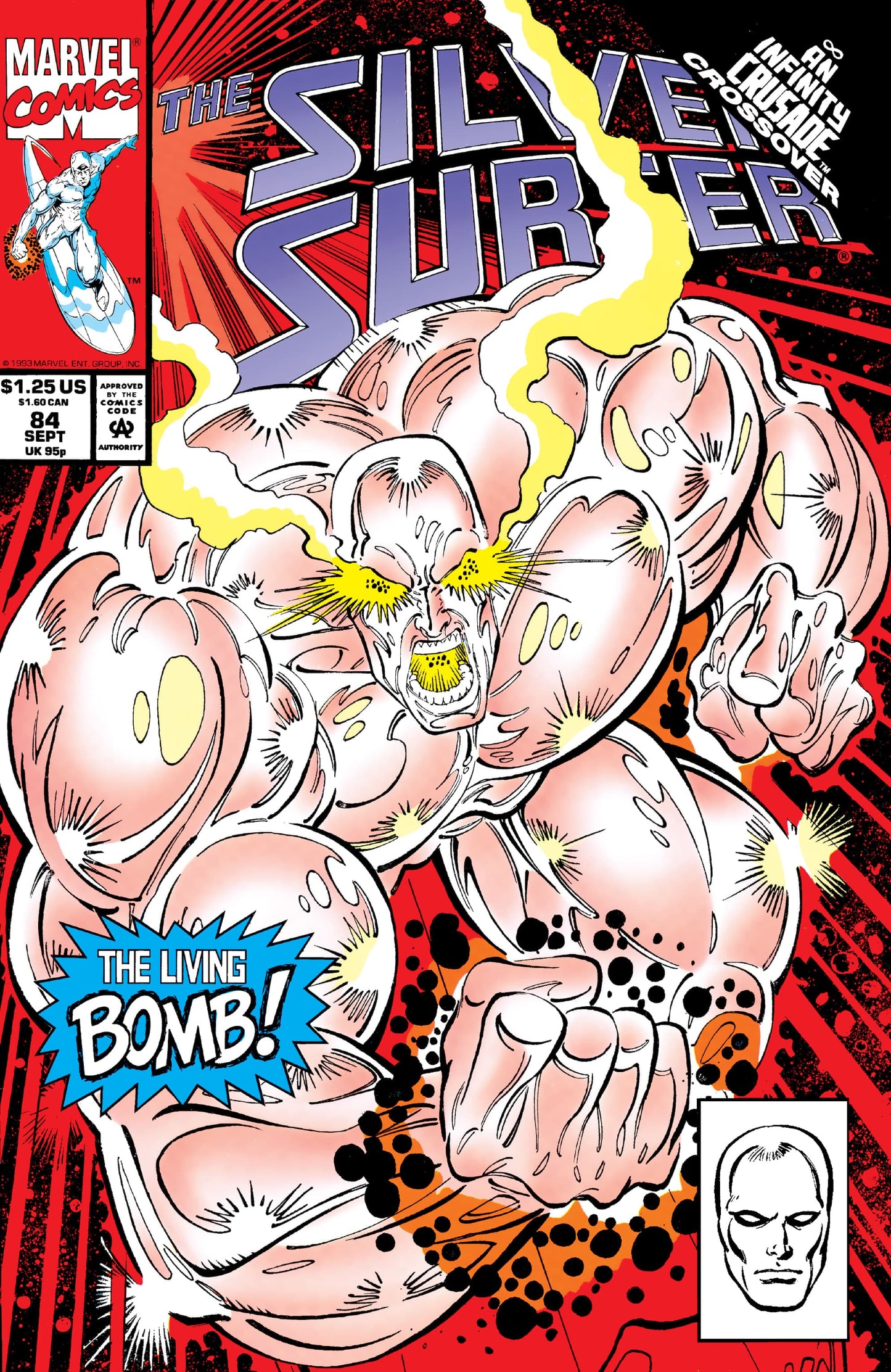 Marvel COMIC BOOK Silver Surfer #84 (VF/NM)