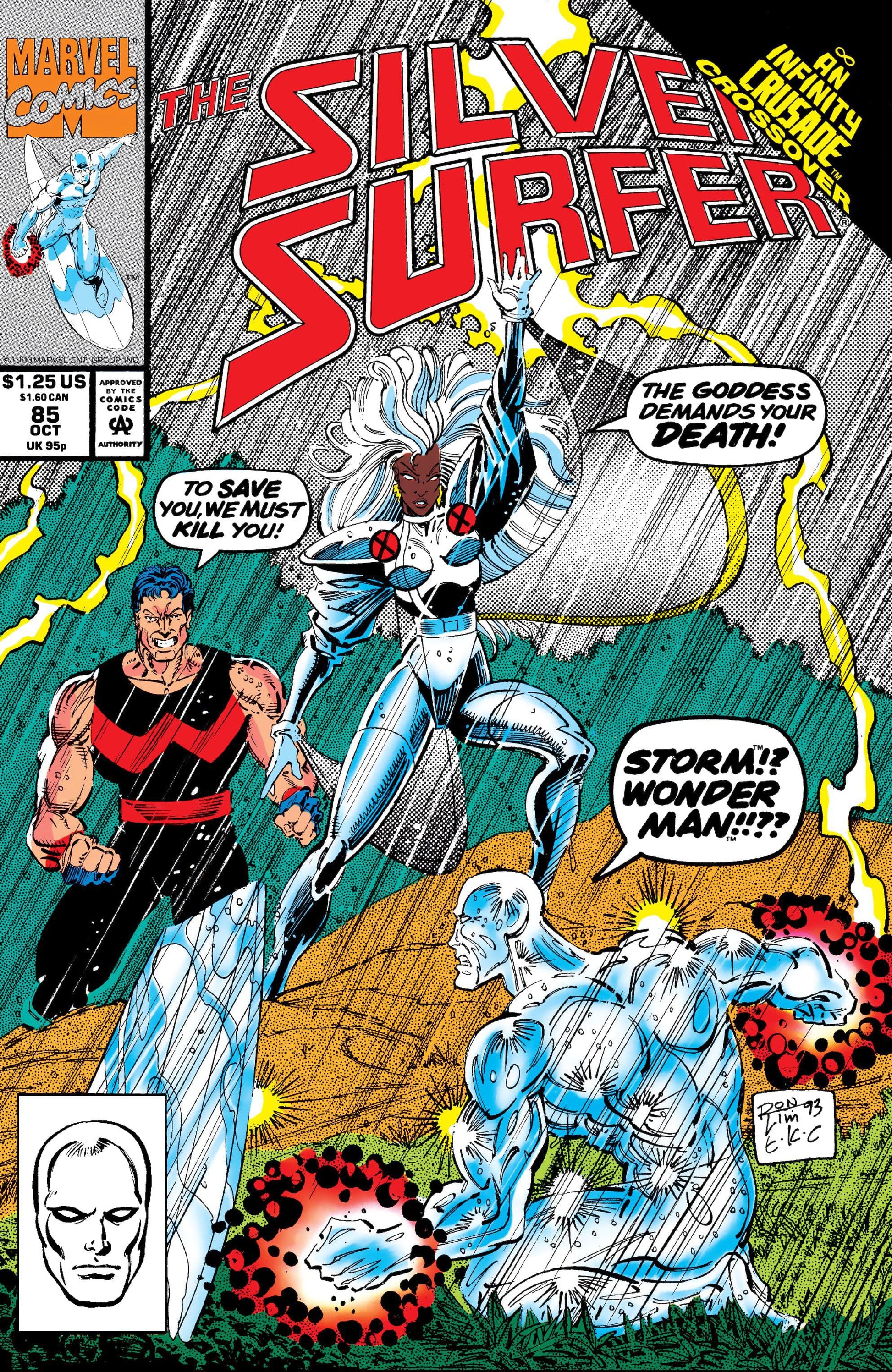 Marvel COMIC BOOK Silver Surfer #85 (VF/NM)