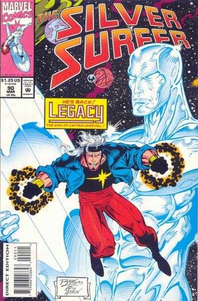 Marvel COMIC BOOK Silver Surfer #90 (VF)