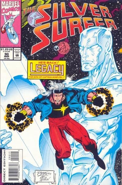 Marvel COMIC BOOK Silver Surfer #90 (VF/NM)