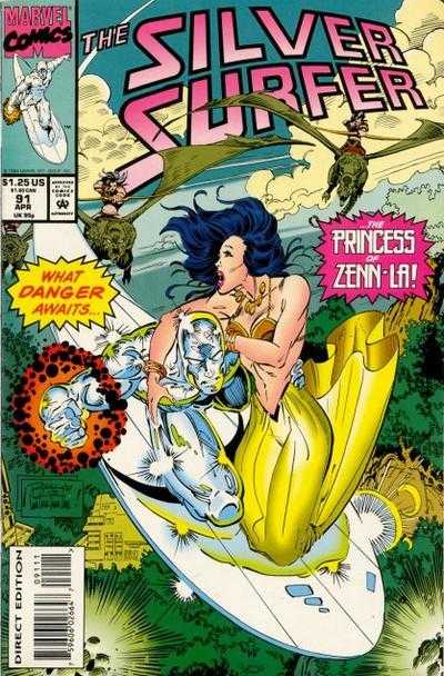 Marvel COMIC BOOK Silver Surfer #91 (VF)