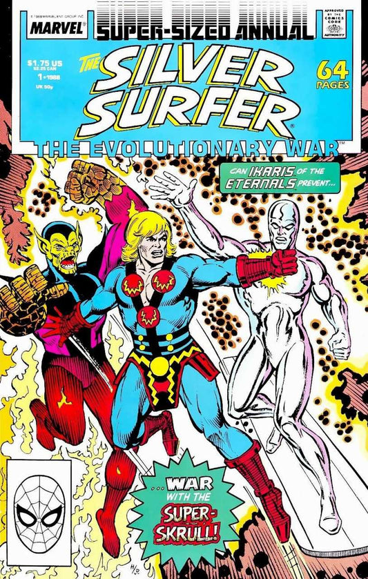 Marvel COMIC BOOK Silver Surfer Annual #1 (FN)