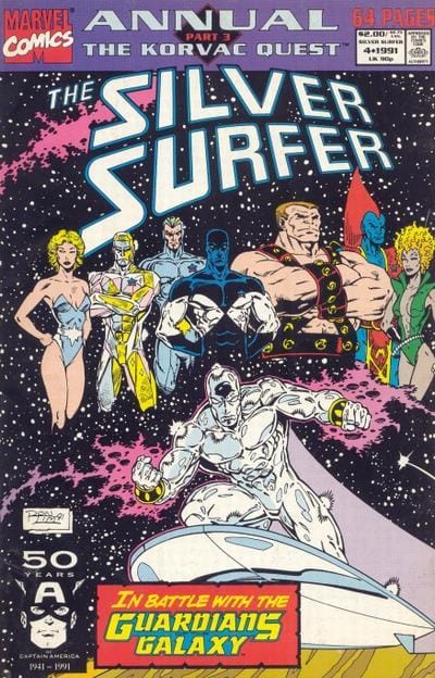 Marvel COMIC BOOK Silver Surfer Annual #4 (VF/NM)