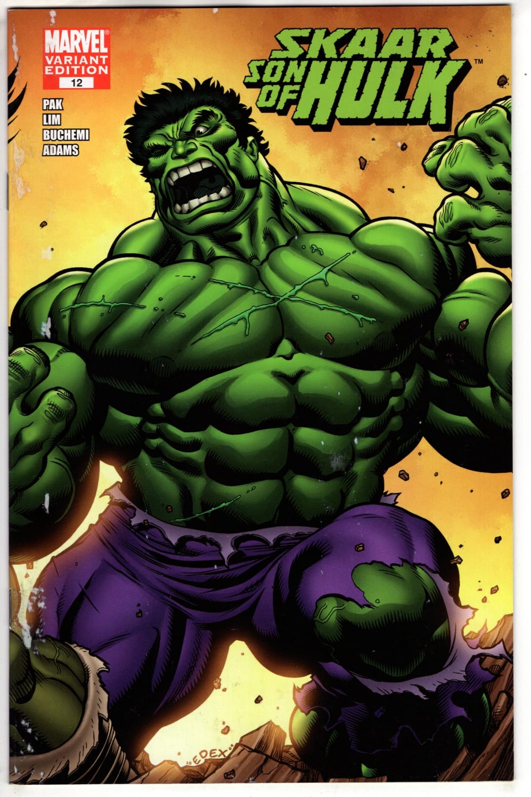 Marvel COMIC BOOK Skaar: Son of Hulk #12 VARIANT (VG)
