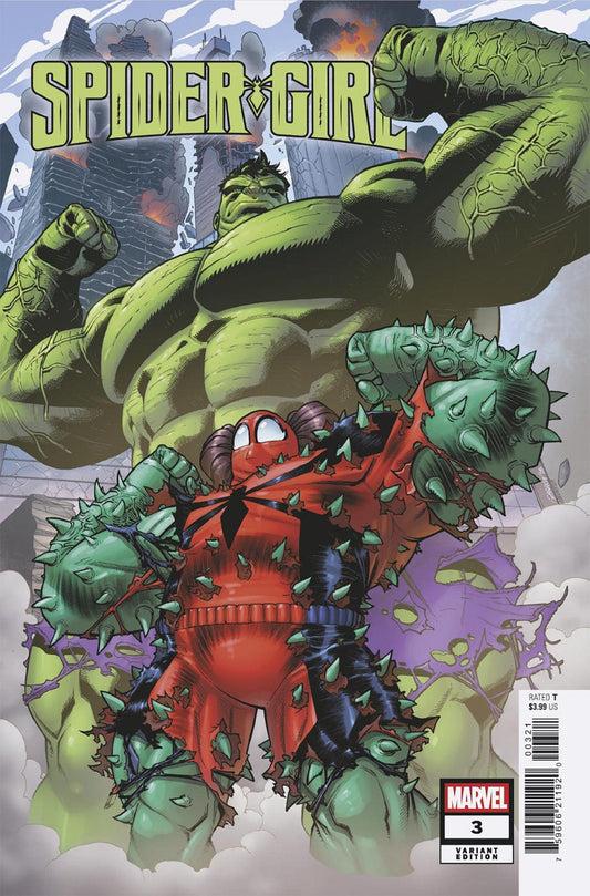 Marvel COMIC BOOK SPIDER-GIRL #3 JAVIER GARRON SPIDER-GIRL FUNHOUSE MIRROR VARIANT