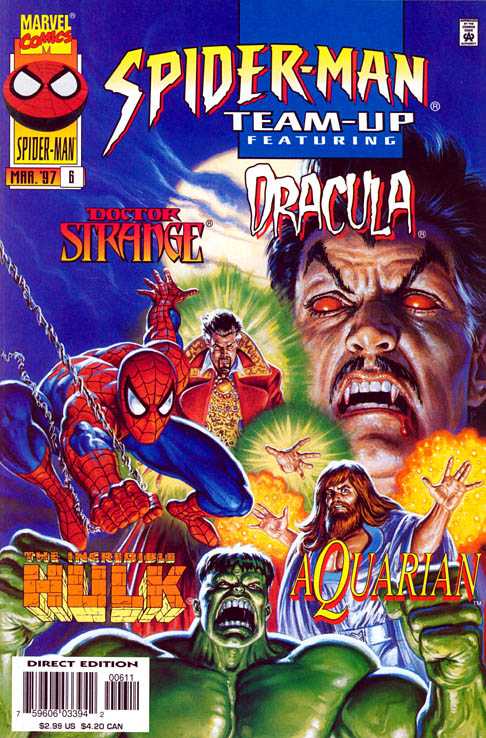 Marvel COMIC BOOK Spider-Man Team-Up #6 (VF)