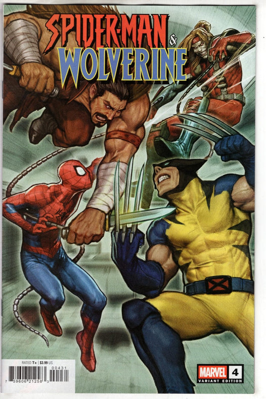 Marvel COMIC BOOK SPIDER-MAN & WOLVERINE #4 STONEHOUSE VARIANT