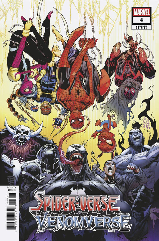 Marvel COMIC BOOK SPIDER-VERSE VS. VENOMVERSE #4 NETHO DIAZ VARIANT