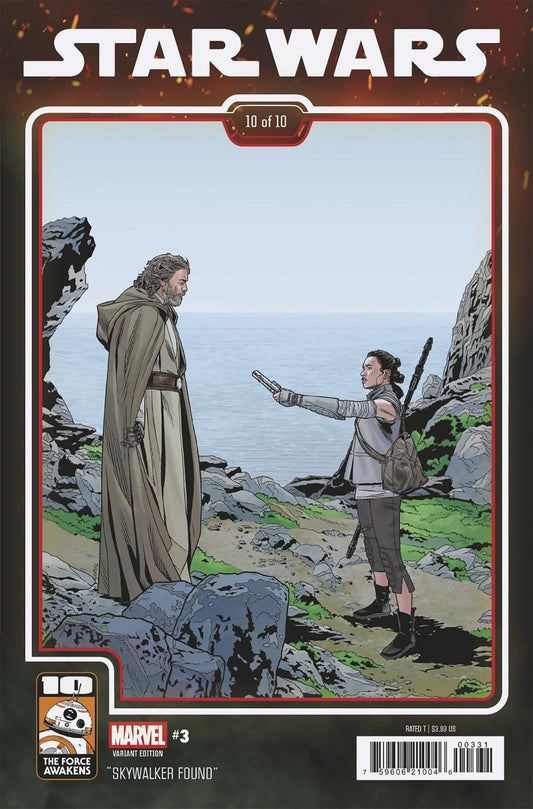 Marvel COMIC BOOK STAR WARS #3 CHRIS SPROUSE THE FORCE AWAKENS 10TH ANNIVERSARY VARIANT