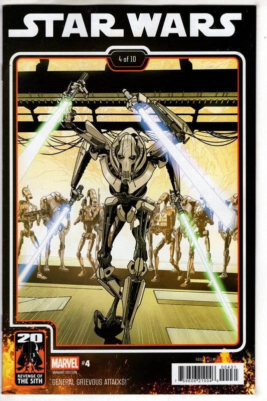Marvel COMIC BOOK STAR WARS #4 CHRIS SPROUSE REVENGE OF THE SITH 20TH ANNIVERSARY VARIANT