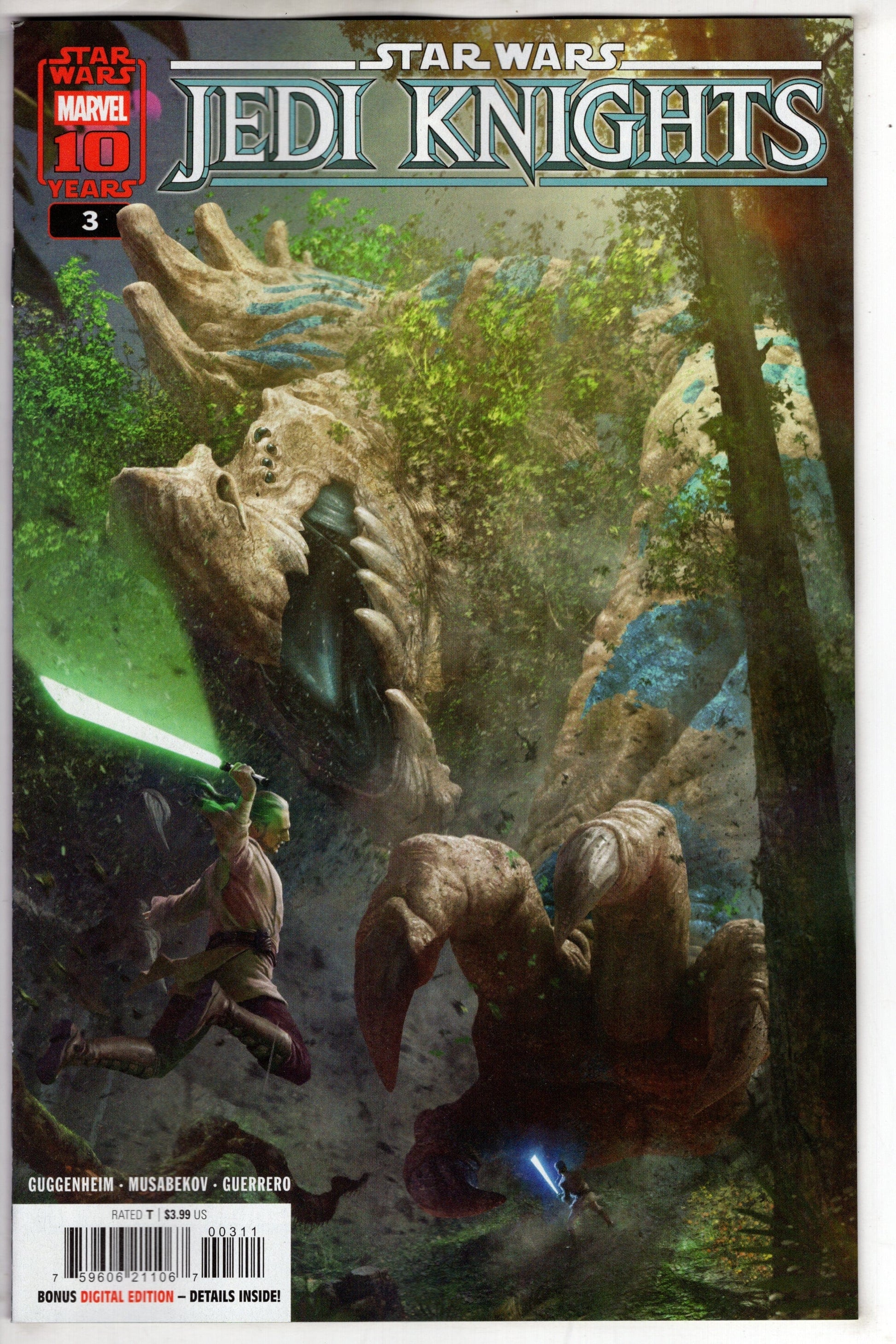 Marvel COMIC BOOK STAR WARS: JEDI KNIGHTS #3