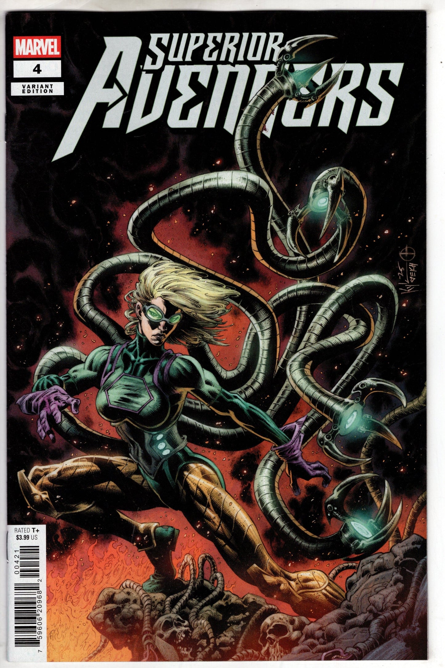 Marvel COMIC BOOK SUPERIOR AVENGERS #4 KYLE HOTZ VARIANT [DOOM]