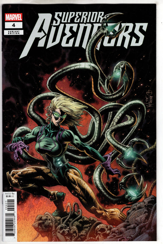 Marvel COMIC BOOK SUPERIOR AVENGERS #4 KYLE HOTZ VARIANT [DOOM]