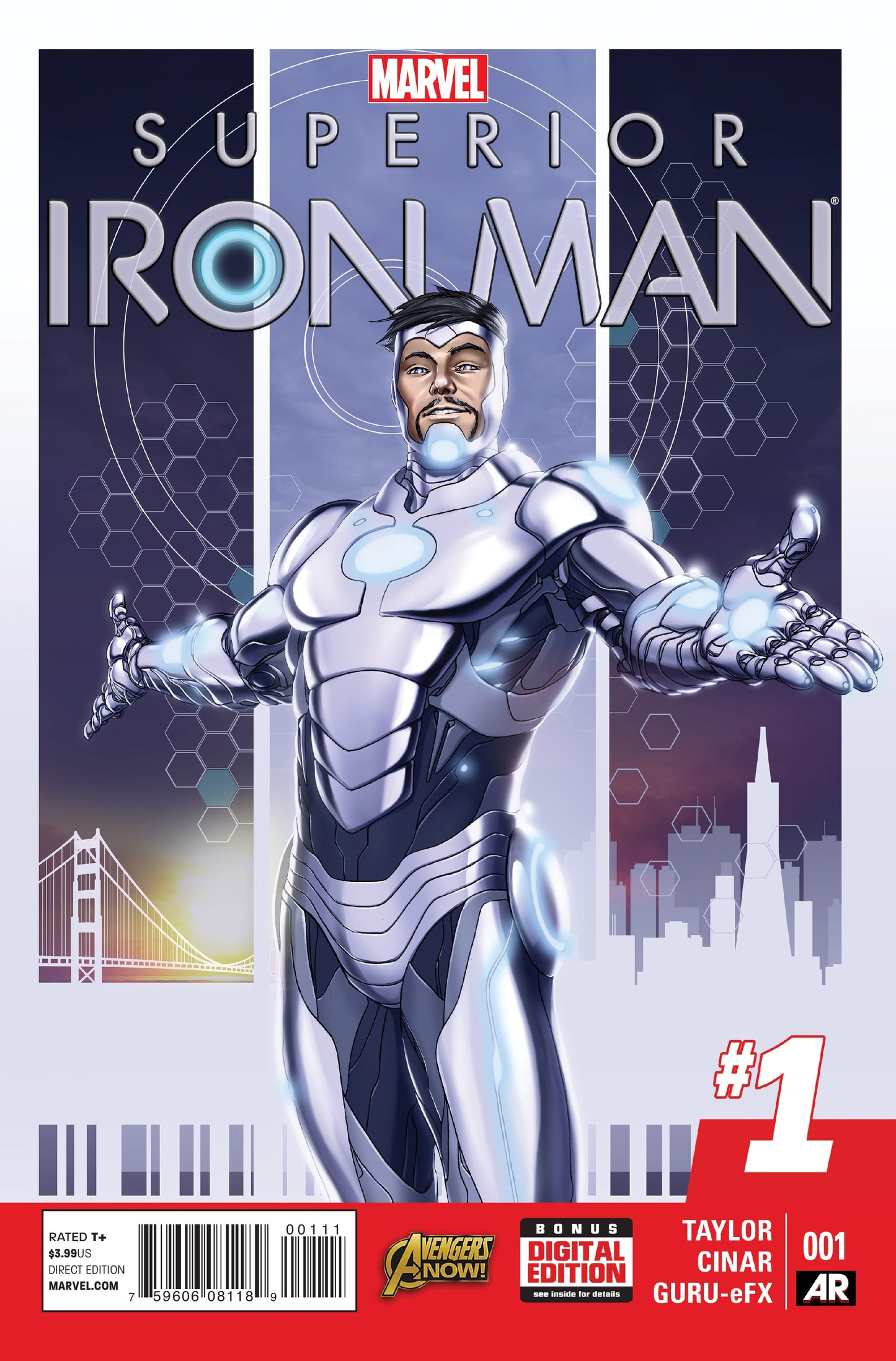 Marvel COMIC BOOK Superior Iron Man #1 (VF/NM)