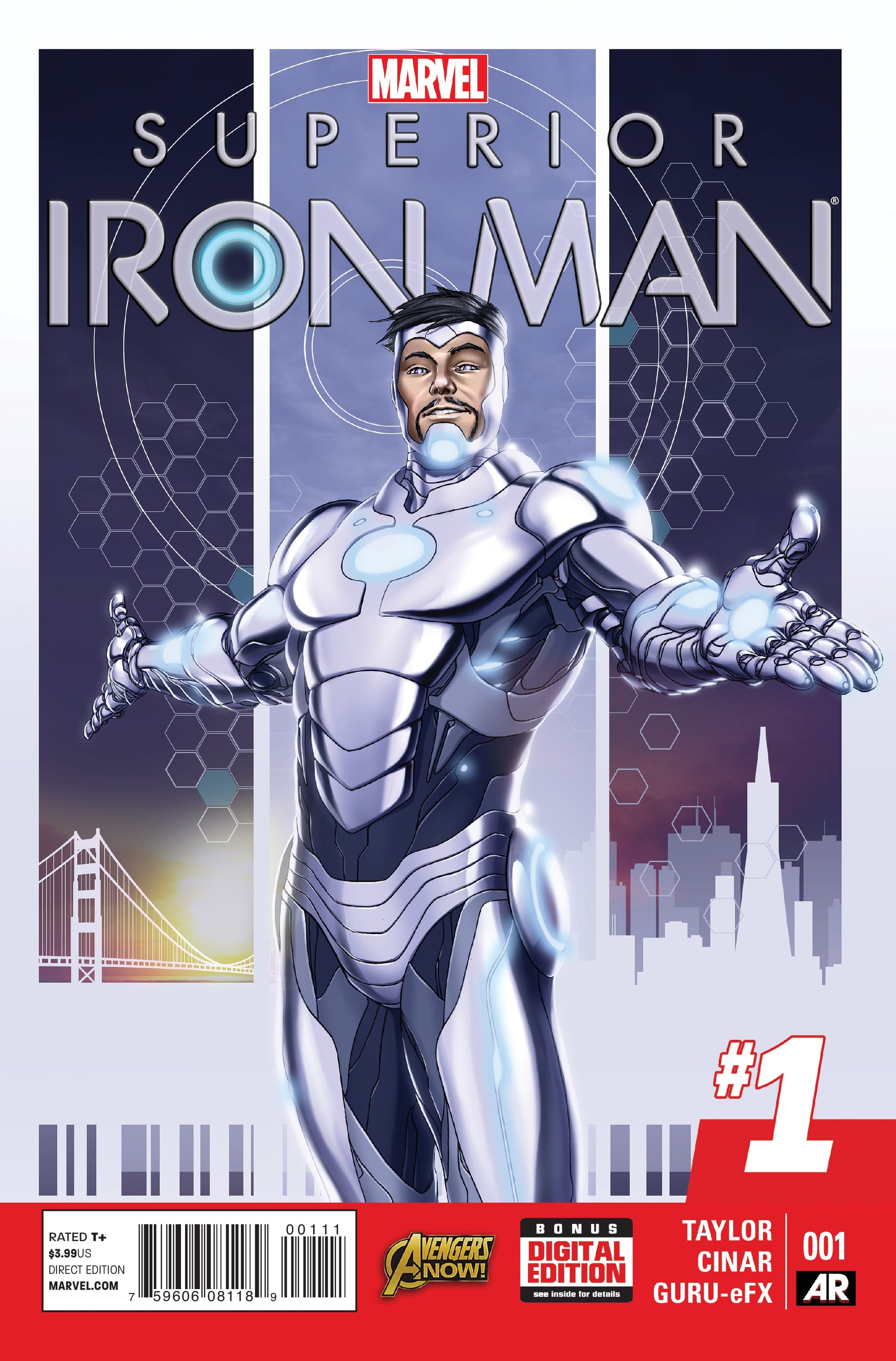 Marvel COMIC BOOK Superior Iron Man #1 (VF/NM)