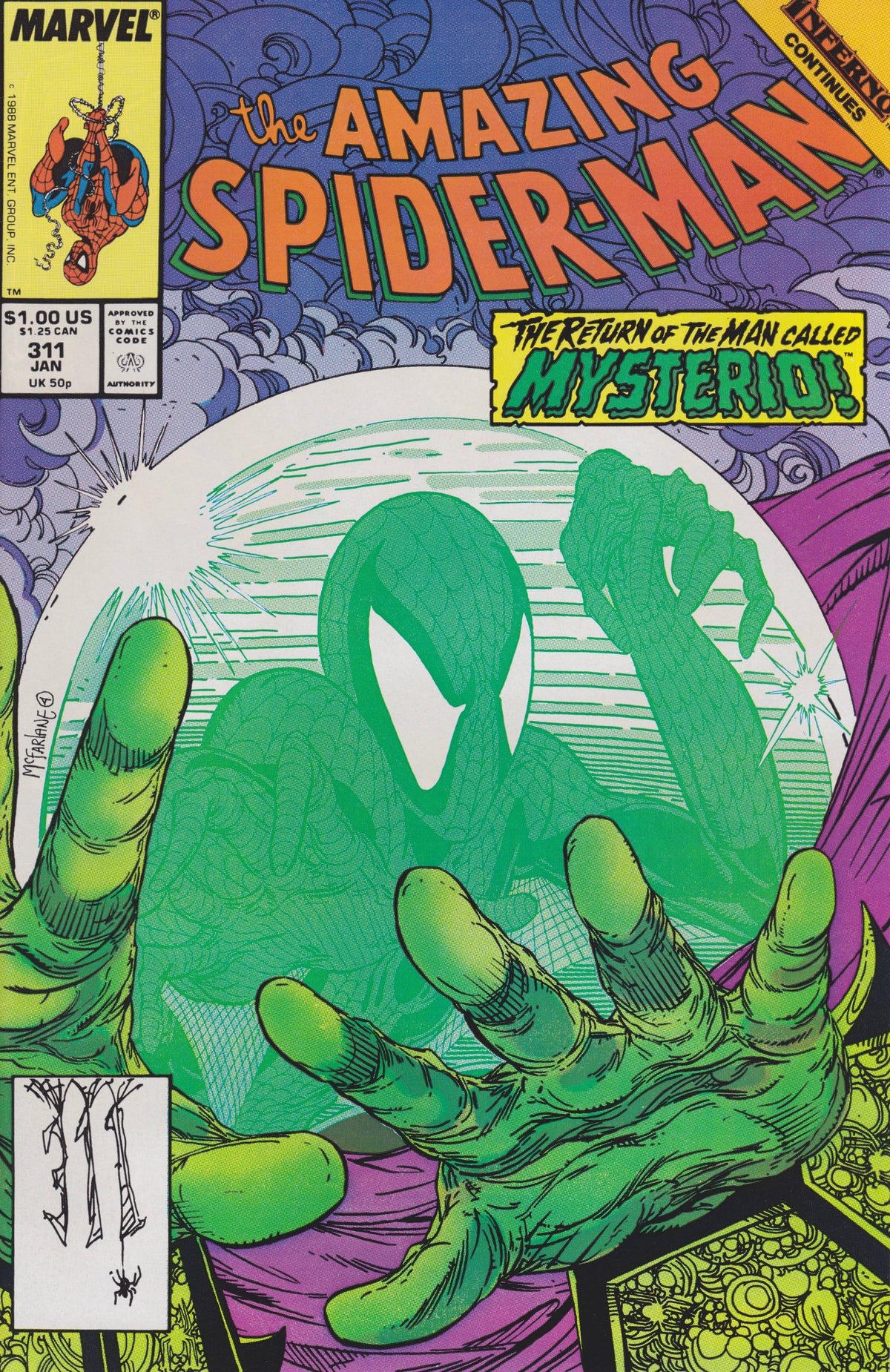 Marvel COMIC BOOK The Amazing Spider-Man #311 - CVR A (FN)