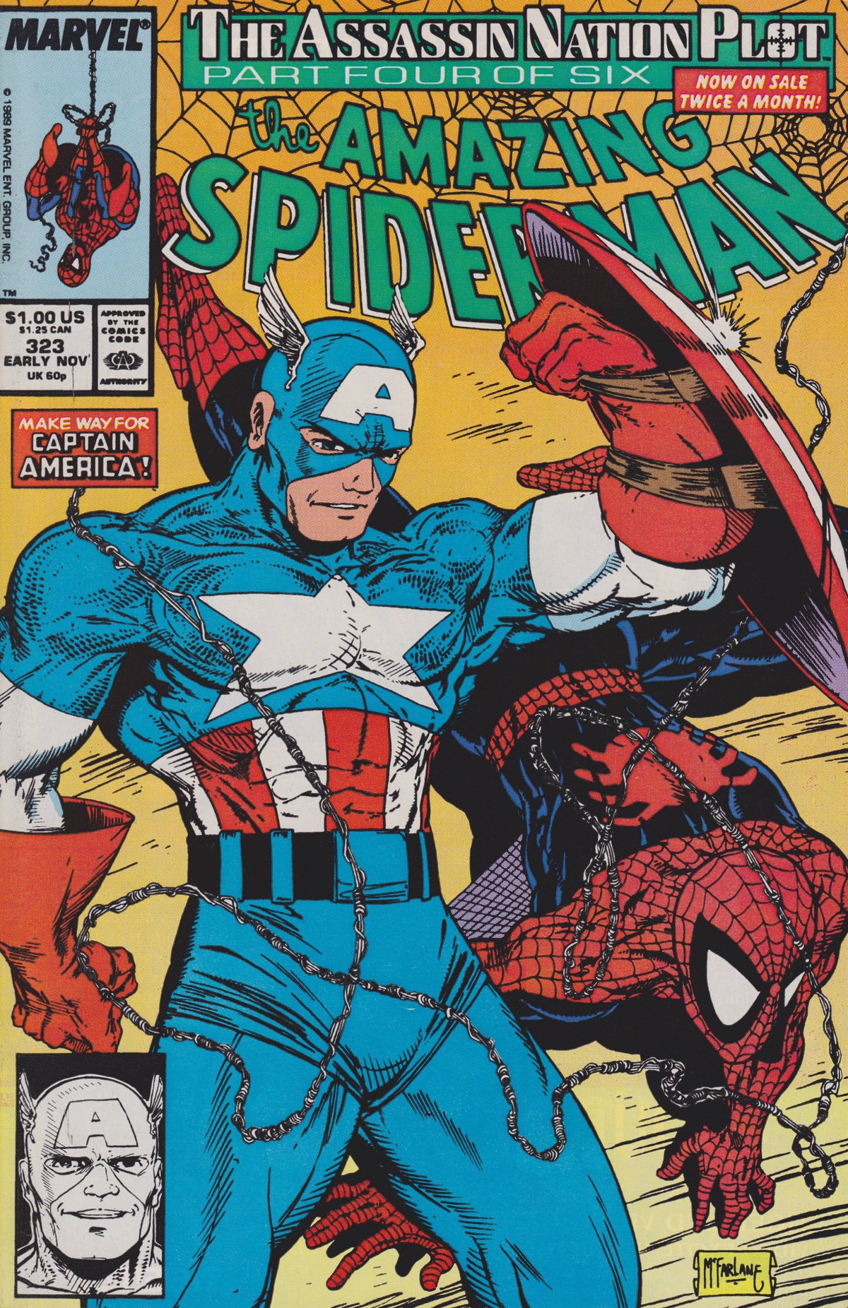 Marvel COMIC BOOK The Amazing Spider-Man #323 - CVR A (FN)