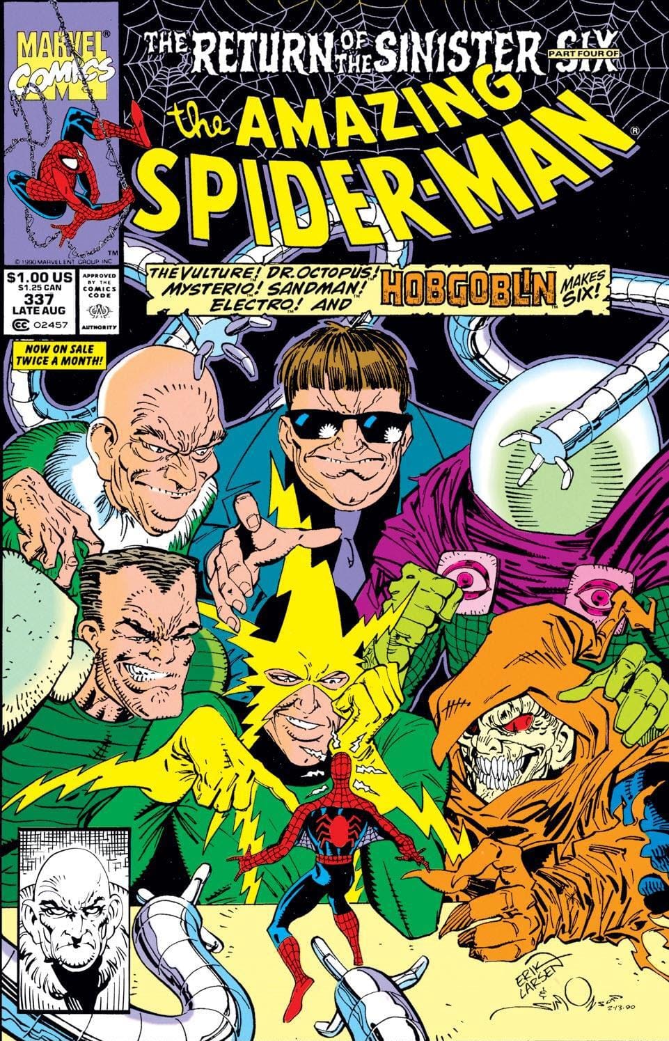 Marvel COMIC BOOK The Amazing Spider-Man #337 - CVR A (FN)