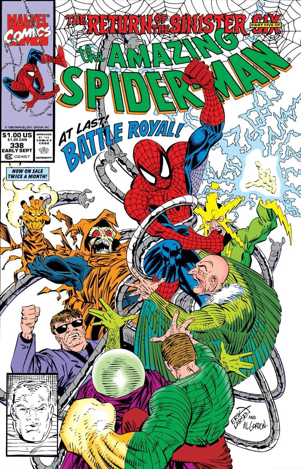 Marvel COMIC BOOK The Amazing Spider-Man #338 - CVR A (FN)