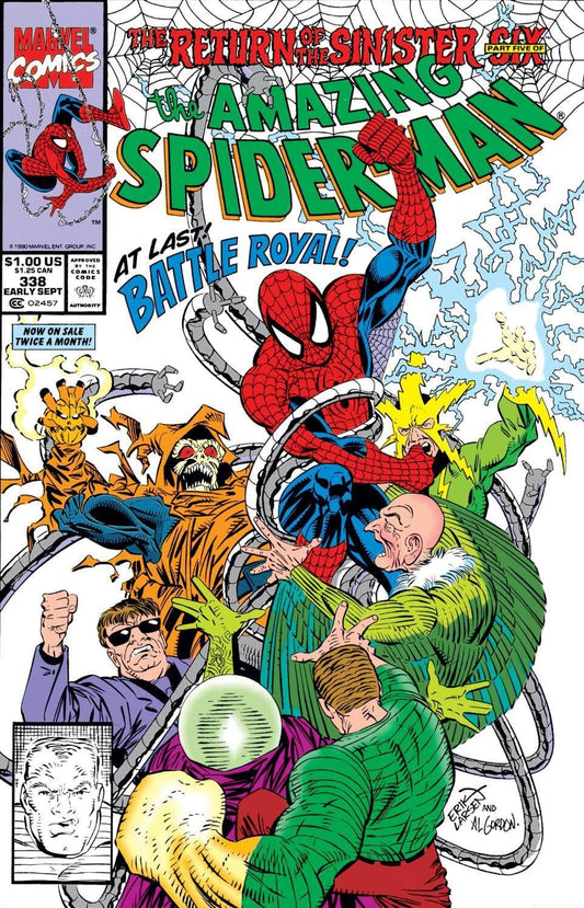 Marvel COMIC BOOK The Amazing Spider-Man #338 - CVR A (FN)