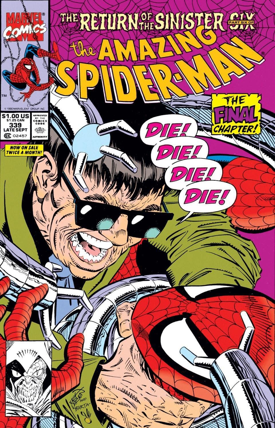 Marvel COMIC BOOK The Amazing Spider-Man #339 - CVR A (FN)