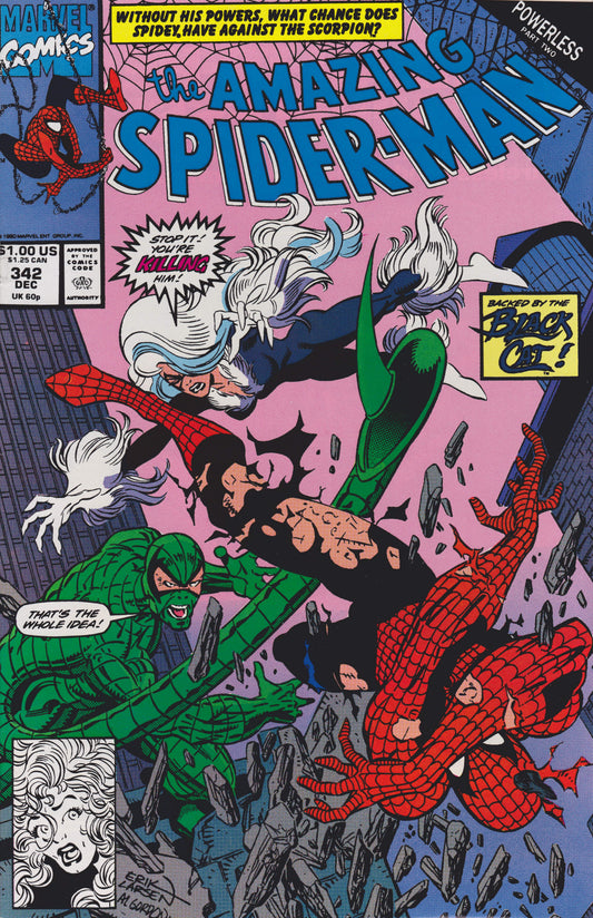 Marvel COMIC BOOK The Amazing Spider-Man #342 - CVR A (FN)