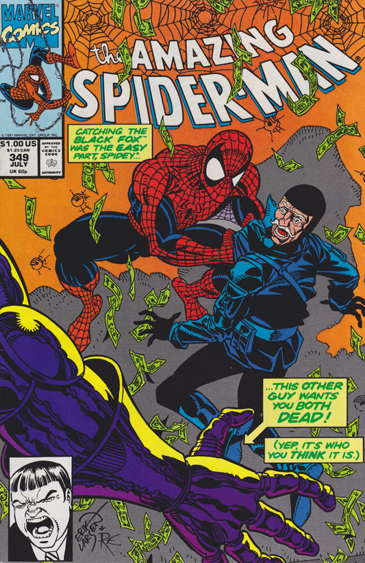Marvel COMIC BOOK The Amazing Spider-Man #349 - CVR A (FN)