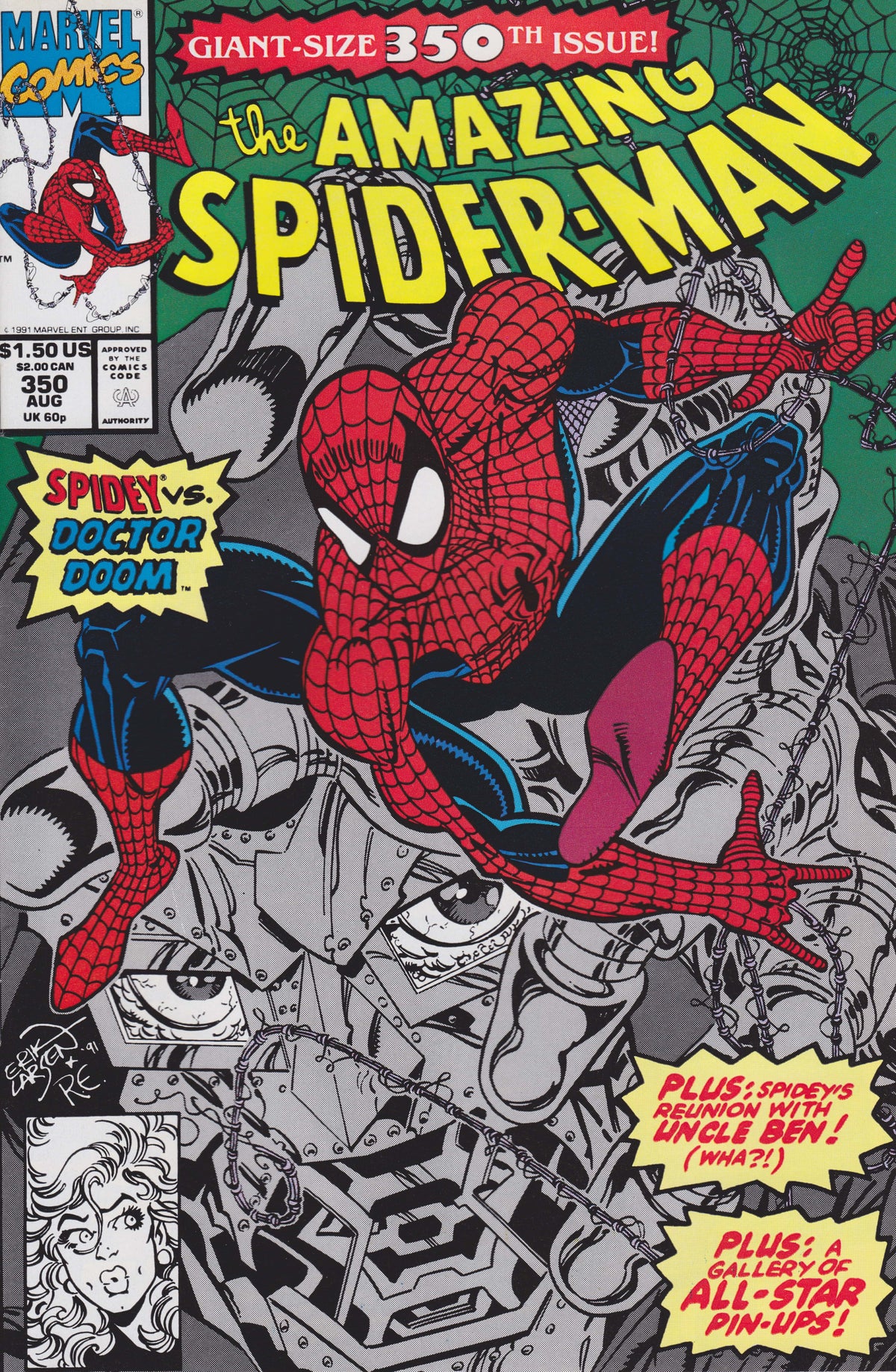 Marvel COMIC BOOK The Amazing Spider-Man #350 - CVR A (FN)