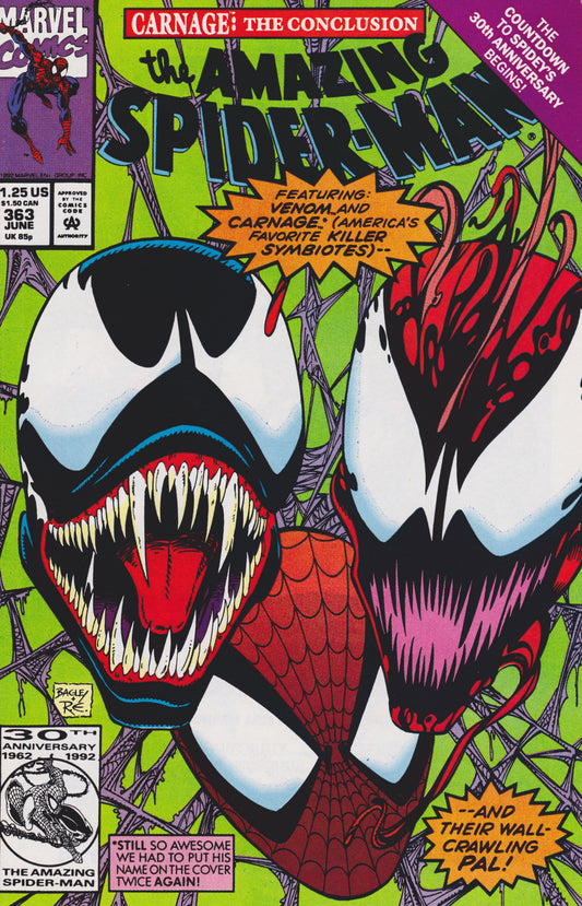 Marvel COMIC BOOK The Amazing Spider-Man #363 - CVR A (FN)