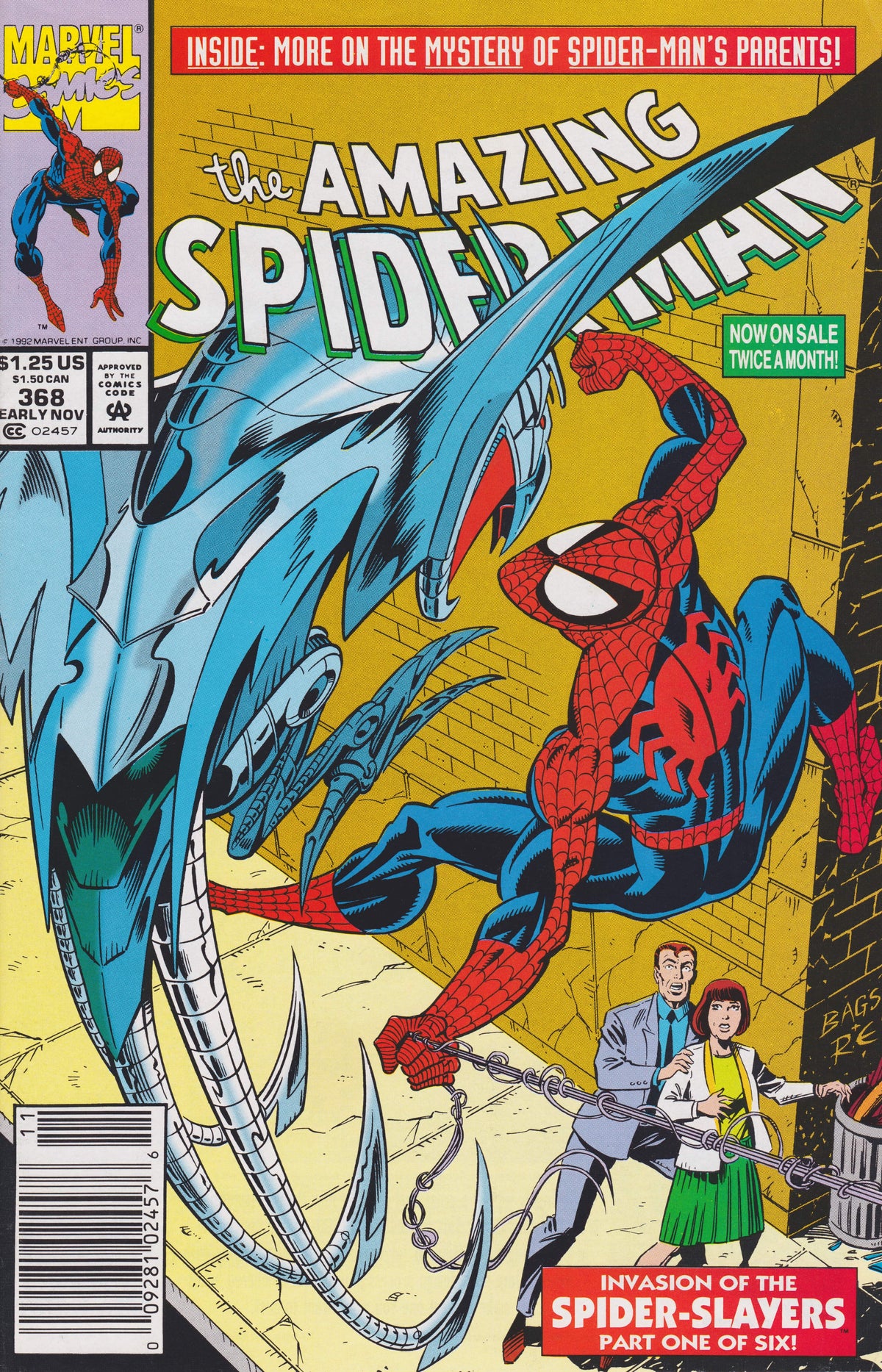 Marvel COMIC BOOK The Amazing Spider-Man #368 - CVR A (FN)