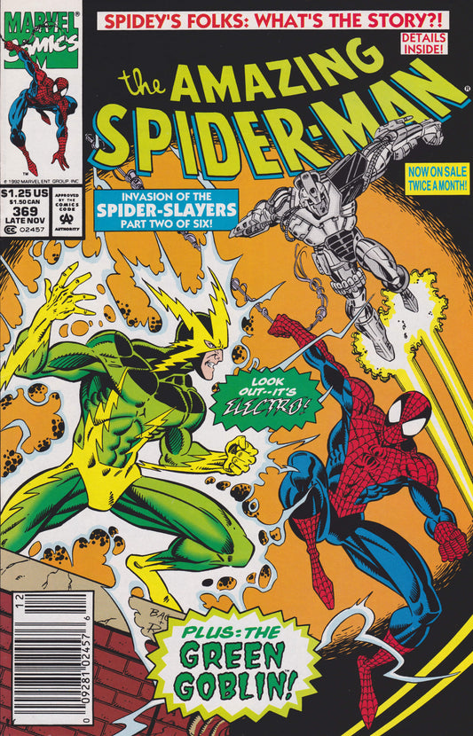 Marvel COMIC BOOK The Amazing Spider-Man #369 - CVR A (FN)