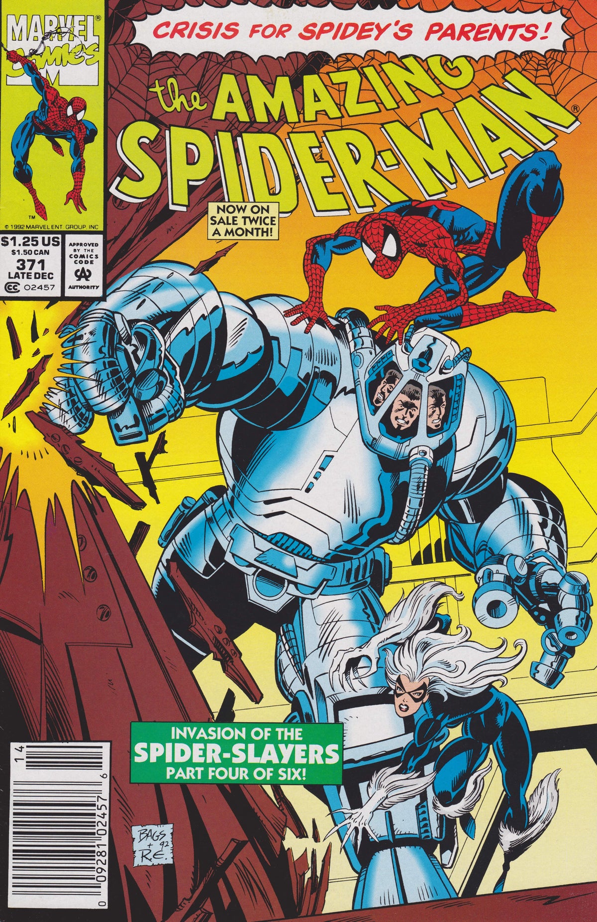 Marvel COMIC BOOK The Amazing Spider-Man #371 - CVR A (FN)