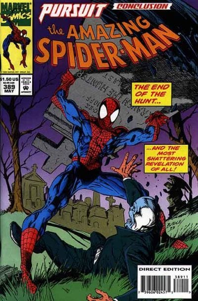 Marvel COMIC BOOK The Amazing Spider-Man #389 - CVR A (FN)