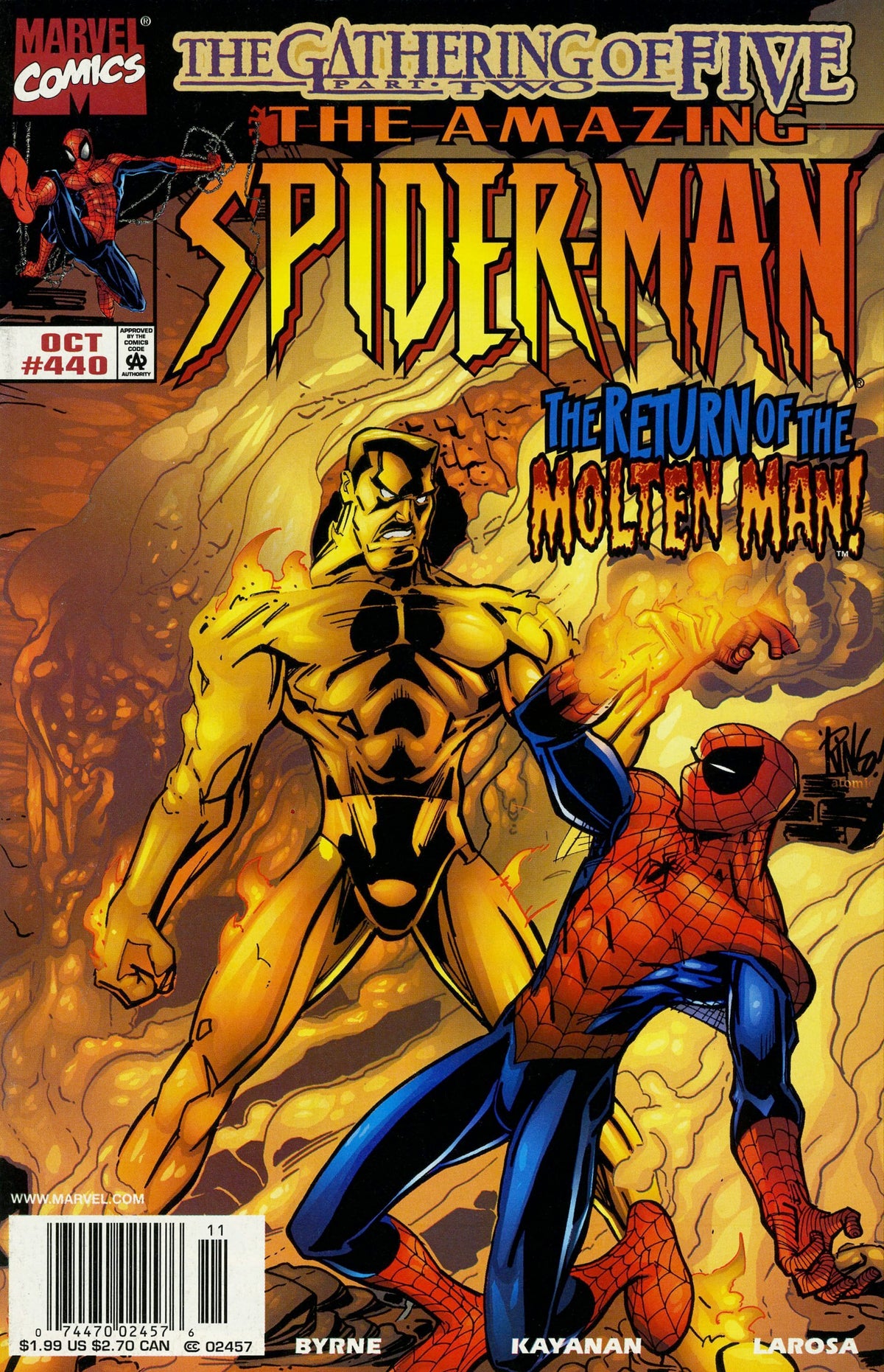 Marvel COMIC BOOK The Amazing Spider-Man #440 - CVR A (FN)