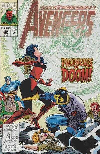 Marvel COMIC BOOK The Avengers #361 (VF/NM)