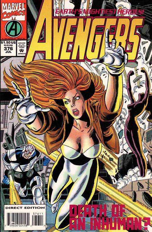 Marvel COMIC BOOK The Avengers #376 (VF/NM)