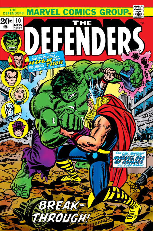Marvel COMIC BOOK The Defenders #10 (VG)