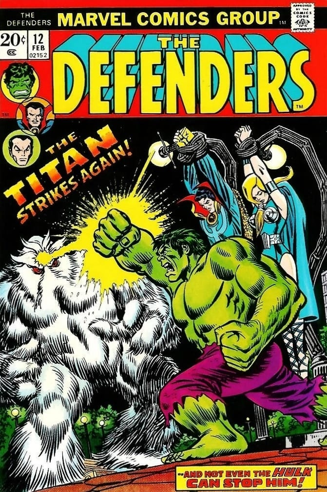 Marvel COMIC BOOK The Defenders #12 (VG)