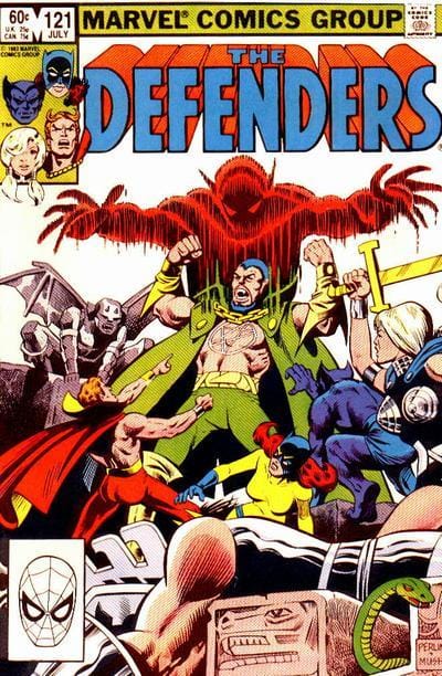 Marvel COMIC BOOK The Defenders #121 (VG/FN)