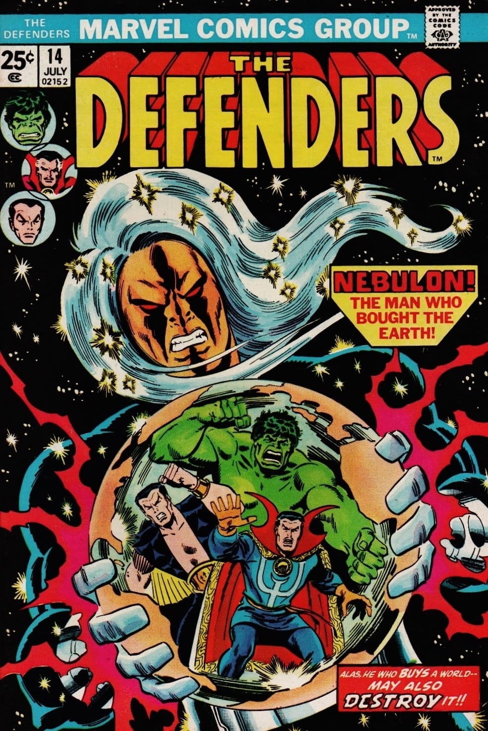 Marvel COMIC BOOK The Defenders #14 (VG)
