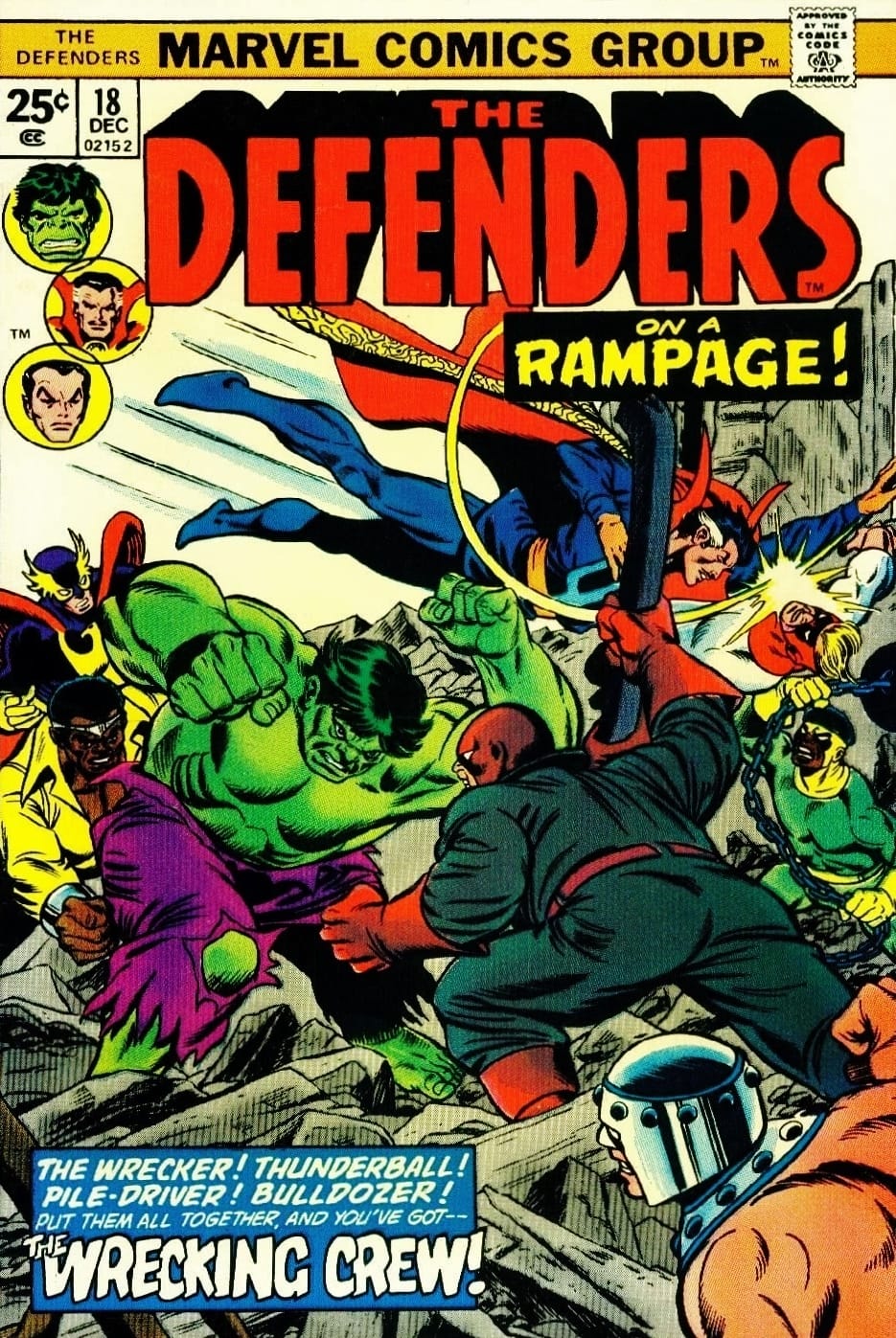 Marvel COMIC BOOK The Defenders #18 (VG)