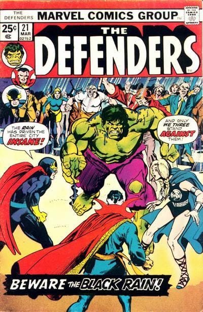 Marvel COMIC BOOK The Defenders #21 (VG)