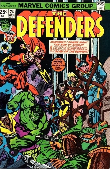 Marvel COMIC BOOK The Defenders #24 (VG)
