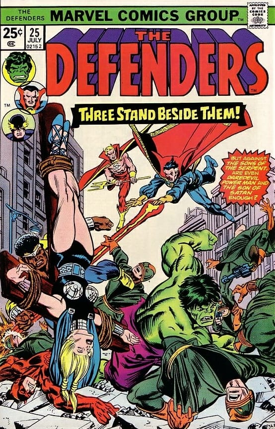 Marvel COMIC BOOK The Defenders #25 (VG)