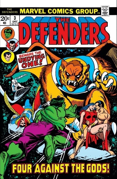 Marvel COMIC BOOK The Defenders #3 (VG)