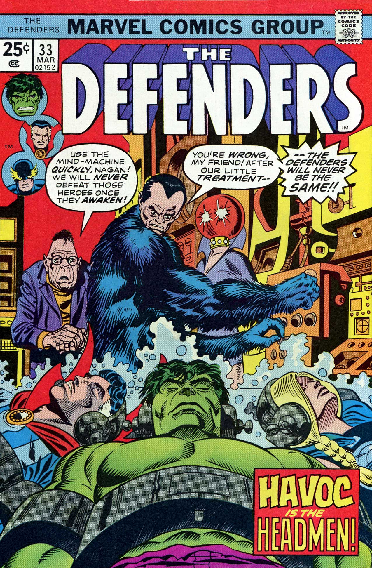 Marvel COMIC BOOK The Defenders #33 (VG)