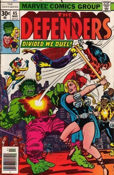 Marvel COMIC BOOK The Defenders #45 (VG)