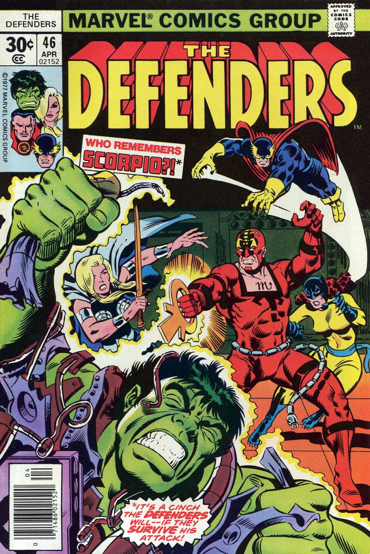 Marvel COMIC BOOK The Defenders #46 (VG)