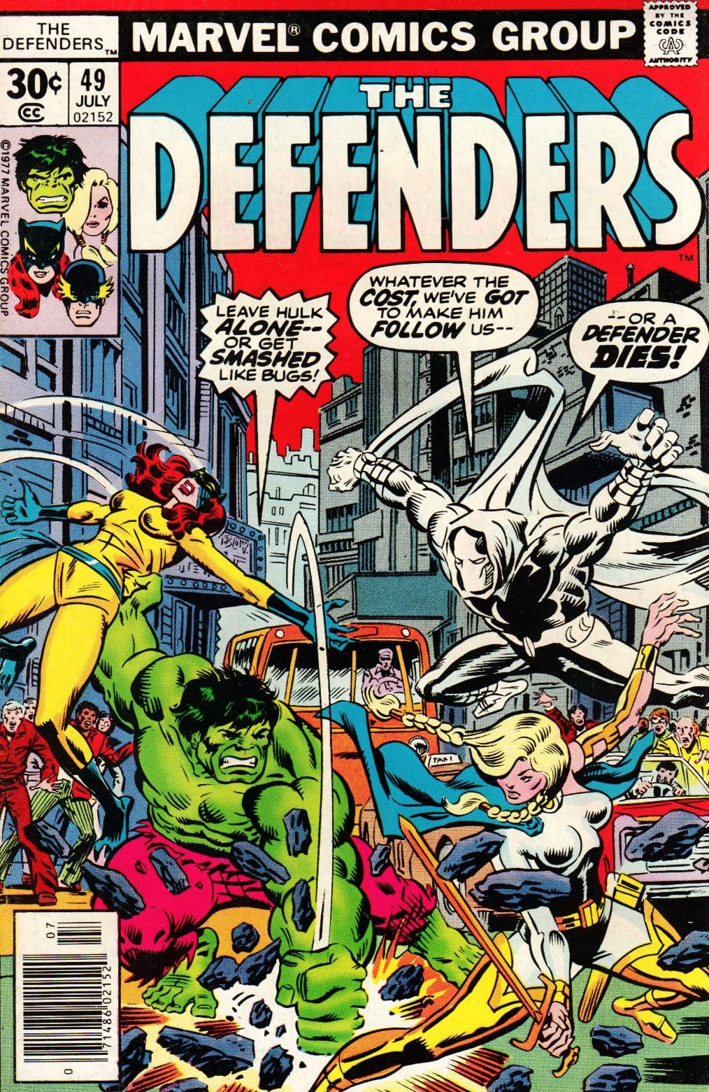 Marvel COMIC BOOK The Defenders #49 (VG)