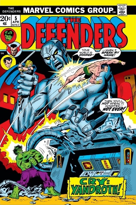 Marvel COMIC BOOK The Defenders #5 (VG)